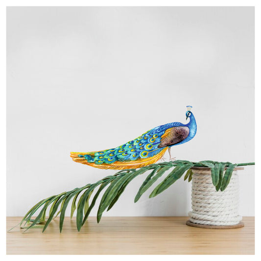 Peacock Wall Sticker for home décor – colorful vinyl decal on wall