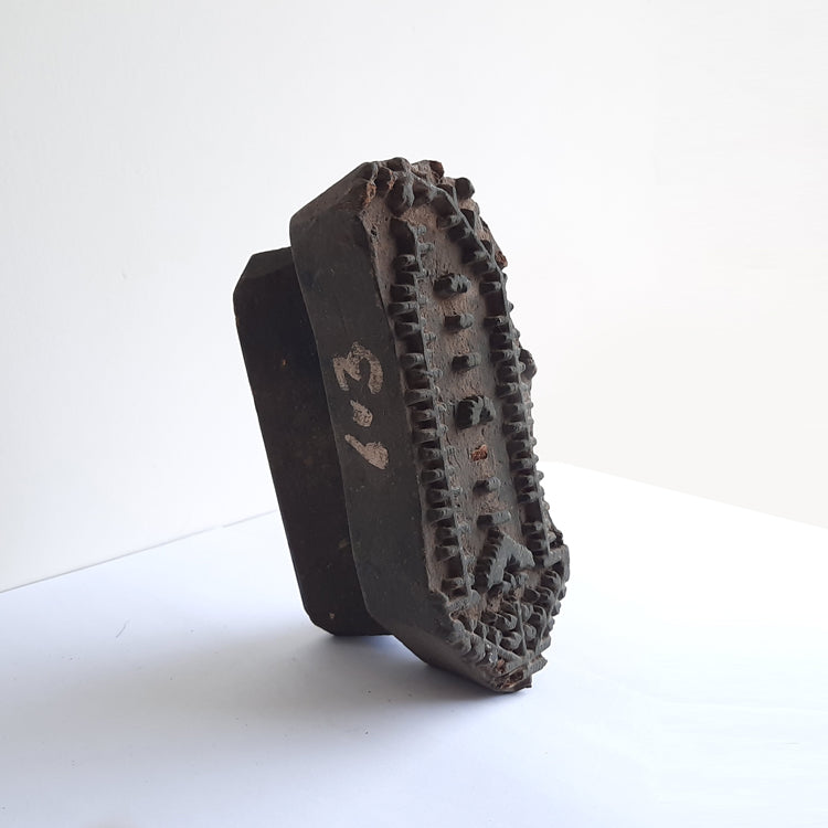Exquisite wooden block from Kutch