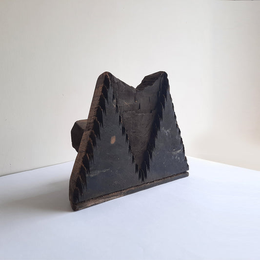 Ajrakh wooden block: crafted in Kutch