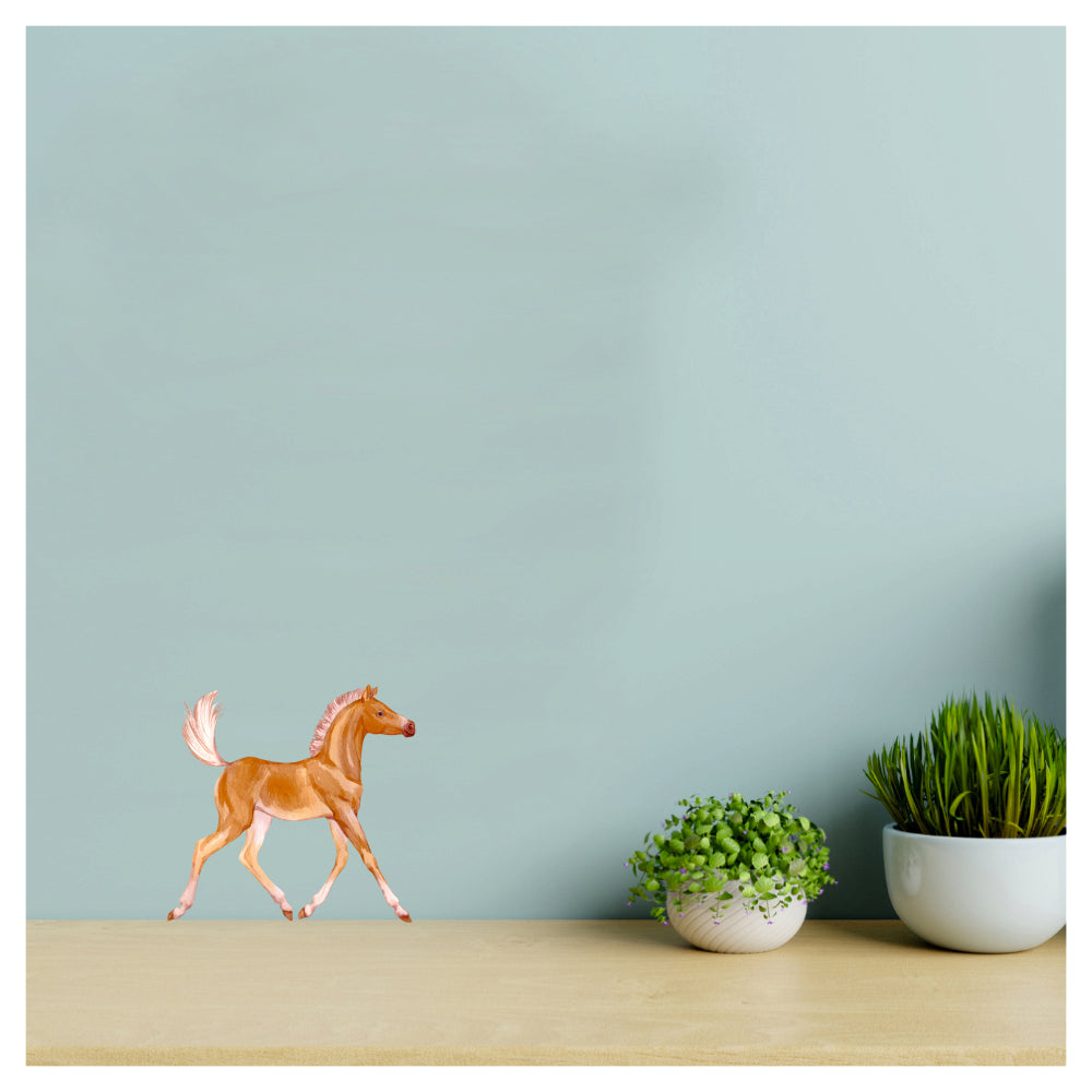 Horse Wall Sticker – running horse vinyl wall decal for home décor