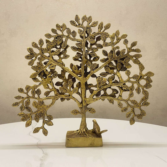 Handcrafted brass tree of life for home decor