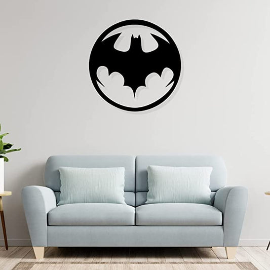 Artrooms Bat Metal Wall Art - Wall Decoration | Wall Hanging | Black Matte Finish