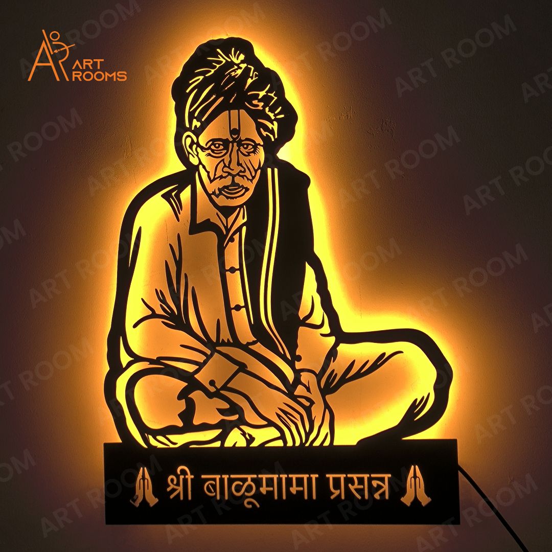 Artrooms Balumama Metal Wall Art With Light