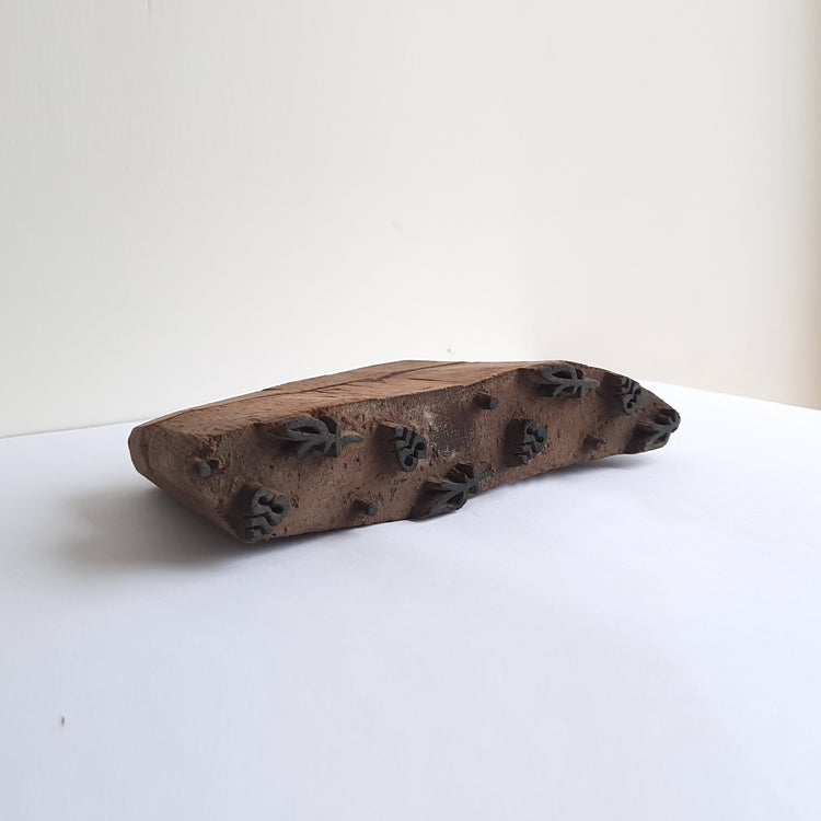 Handmade artistic wooden block