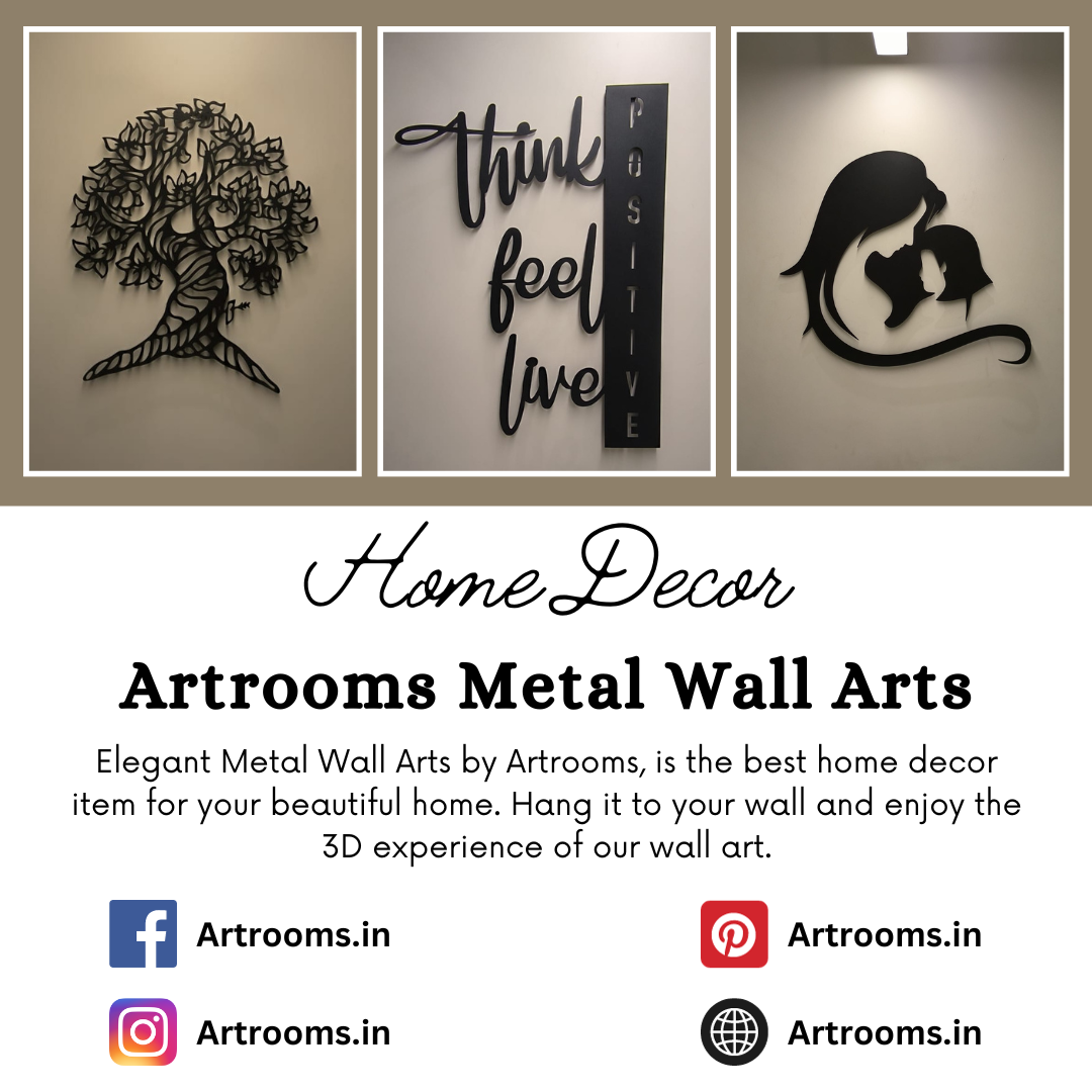 Artrooms Adiyogi Shiva Metal Wall Art - Wall Decoration | Wall Hanging (25x20 inch) | Black Matte Finish