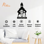 Swami Samarth and Vitthal Metal Wall Art With Light infomation