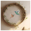 Hummingbird Wall Sticker – Pair of Birds Vinyl Wall Decal for Bedroom & Home Décor
