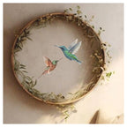 Hummingbird Wall Sticker – Pair of Birds Vinyl Wall Decal for Bedroom & Home Décor