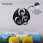 Dragon Castle Metal Wall Art 1.5mm thick metal sheet