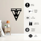 Artrooms Spiderman Metal Wall Art - Wall Decoration | Wall Hanging (22x24 inch) | Black Matte Finish