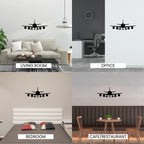 Aeroplane Metal Wall Art – Modern Aircraft Wall Hanging Home Decor