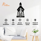 Vitthal and Dnyaneshwar Metal Wall Art With Light information