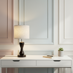 Fabric Lamp Shade – Block Print Cotton Pleated