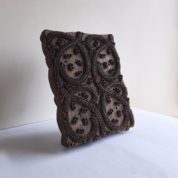 Traditional Indian wooden block