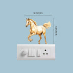 Horse Wall Sticker – Running Horse Vinyl Wall Decal for Bedroom & Home Décor