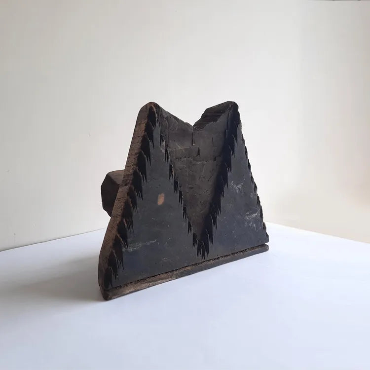 Ajrakh wooden block: crafted in Kutch