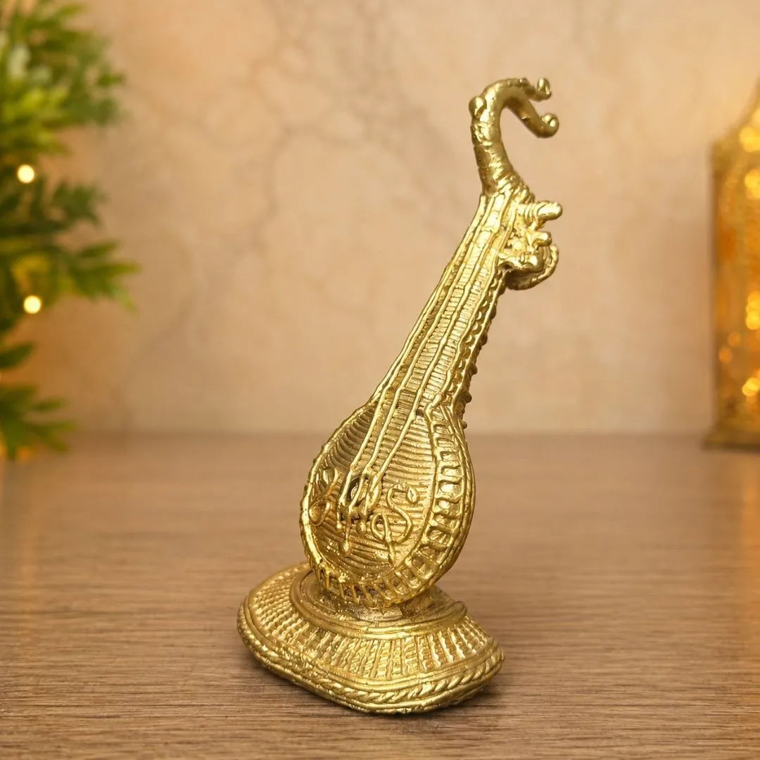 Dhokra Bina Figurine Handmade Tribal Home Decor