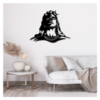 Adiyogi Metal Wall Hanging – Lord Shiva Metal Wall Art for Home Decor