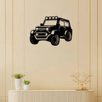Artrooms Jeep Metal Wall Art 24x17 Inches | Adventure Off-Road Car Wall Decor for Living Room, Boys Room & Garage