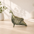 Dhokra Craft Peacock Figurine
