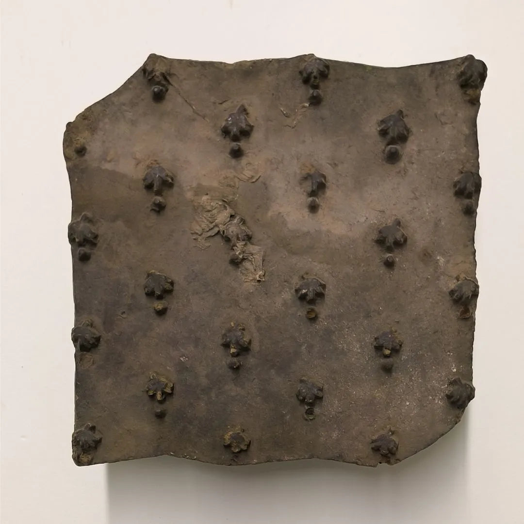 Antique Indian Wooden Printing Blocks Set – Hand-Carved 4 Piece Décor