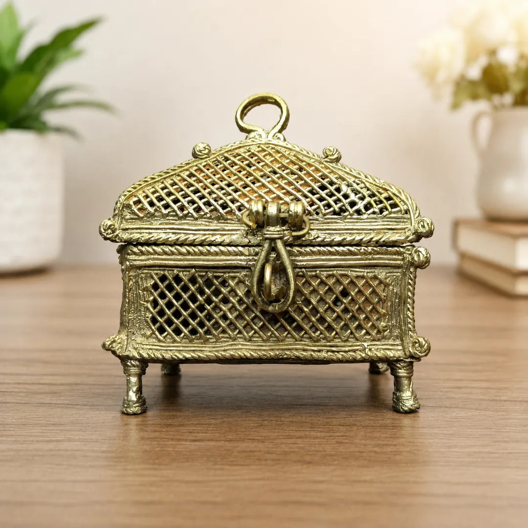 Dhokra Craft Jewelry Box Organizer