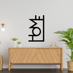 Artrooms Home Metal Wall Art - Wall Decoration | Wall Hanging (14x24 inch) | Black Matte Finish