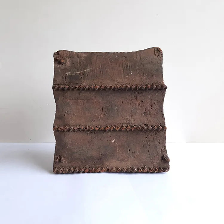 Intricate wooden block: made in Rajasthan