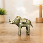 Dokra Craft Miniature Elephant Figurine