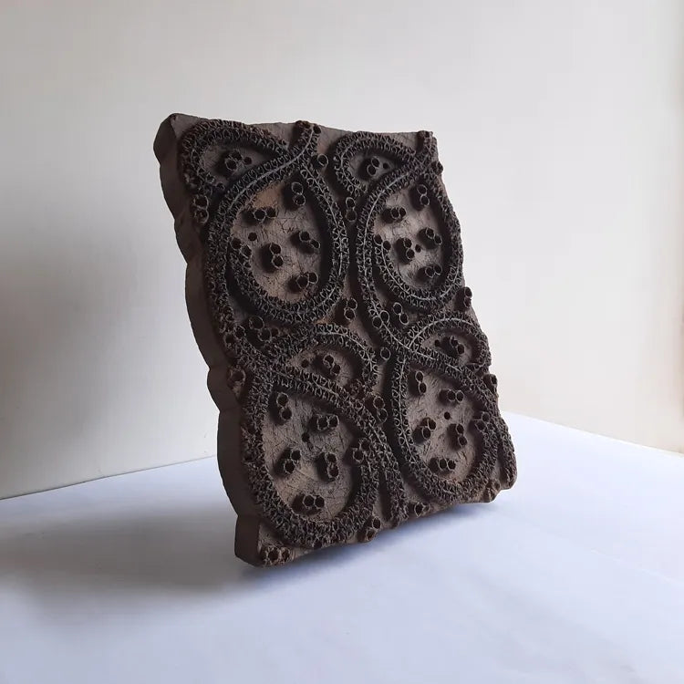 Traditional Indian wooden block