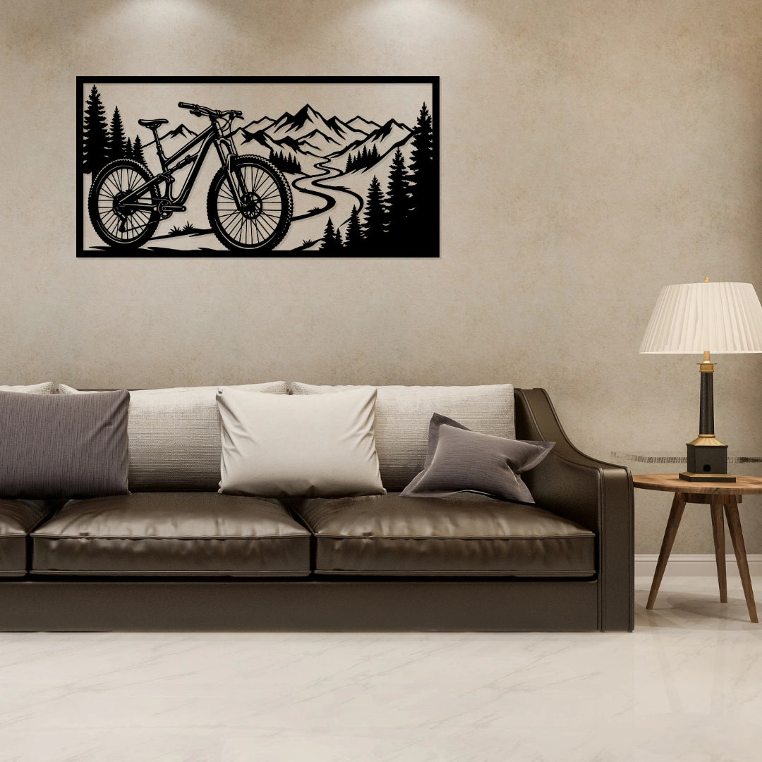 Mountain Bike MTB Metal Wall Art
