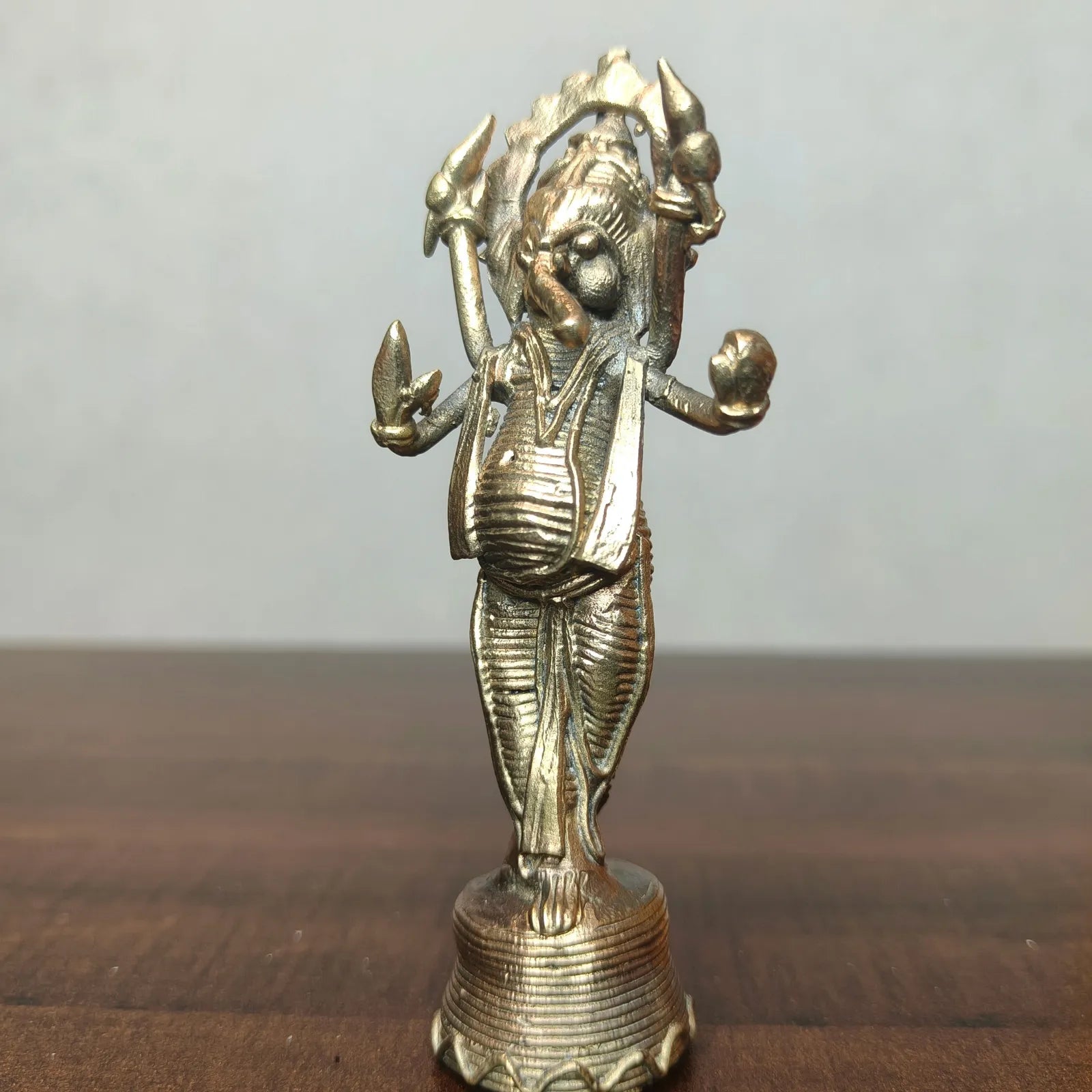 Dhokra Craft Standing Ganesh Idol