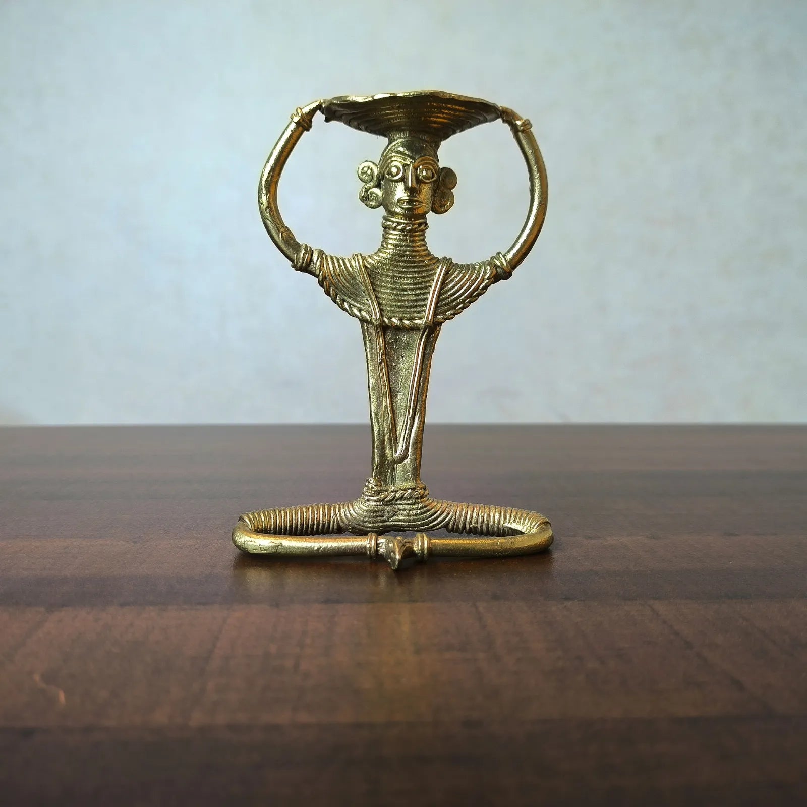Dhokra Craft Diya Holder