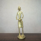 Dhokra Craft Standing Musician Figurine