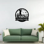 Personalized Sports Golf Metal Wall Art