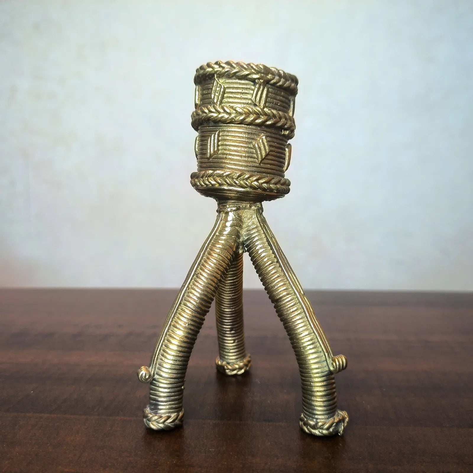 Dhokra Craft Tree Candle Stand