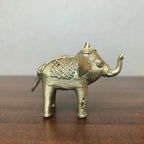 Dokra Craft Miniature Elephant Figurine