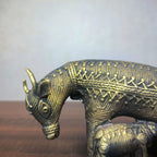 Dhokra Craft Kamdhenu Idol