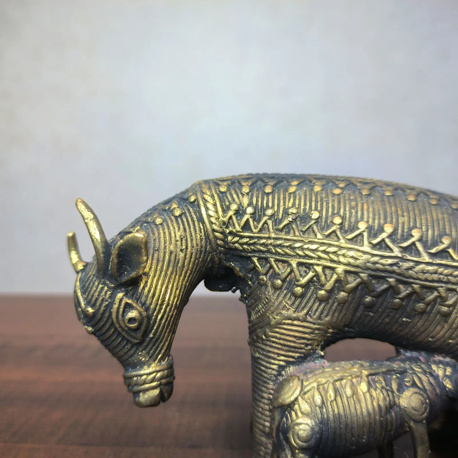 Dhokra Craft Kamdhenu Idol