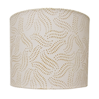 Fabric Lamp Shade – Block Print Cotton Pleated