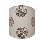 Fabric Lamp Shade – Concentric Circle Block Print Cotton