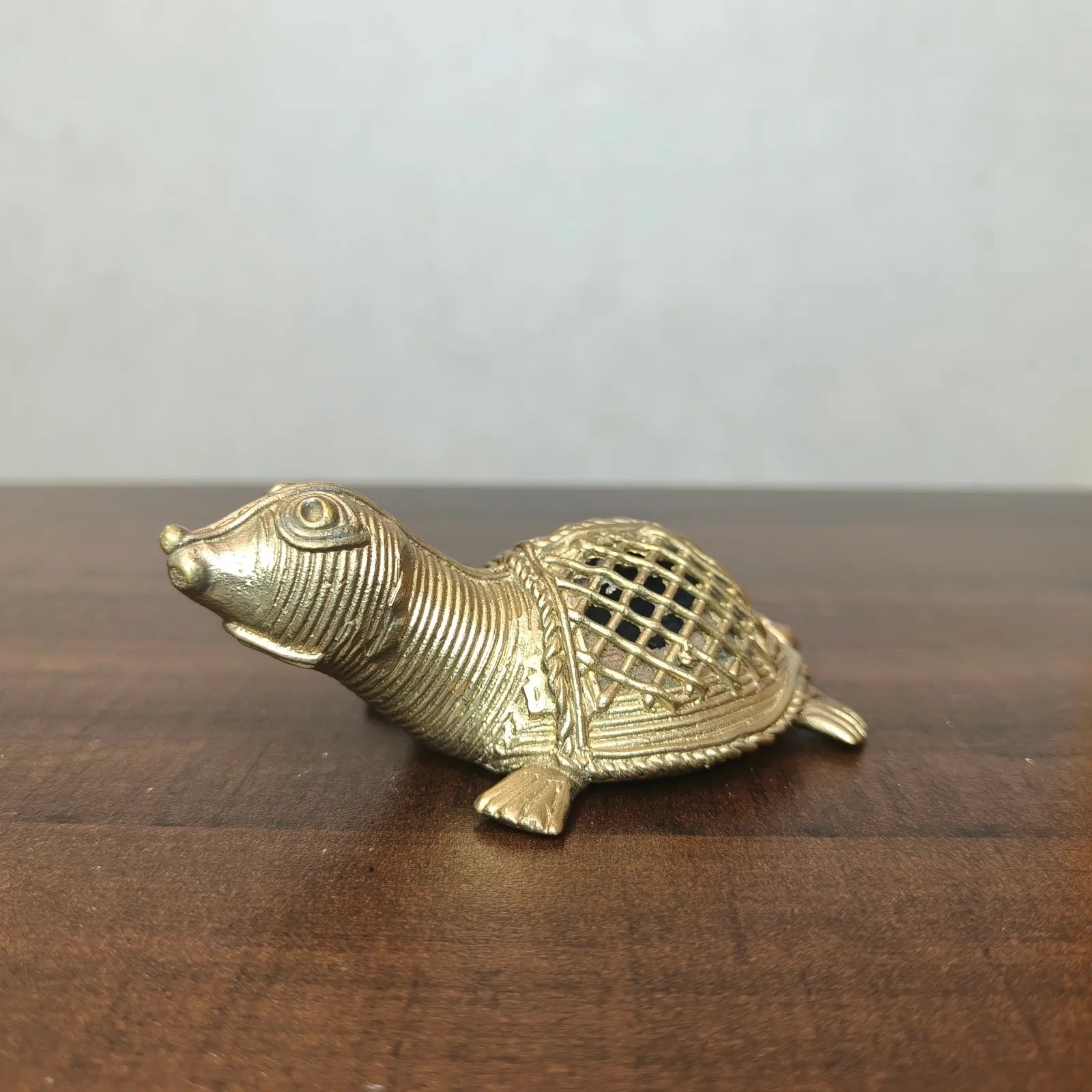Dokra Craft Miniature Tortoise Figurine