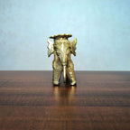 Dhokra Craft Elephant Candle Stand