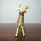 Dhokra Craft Standing Deer Figurine