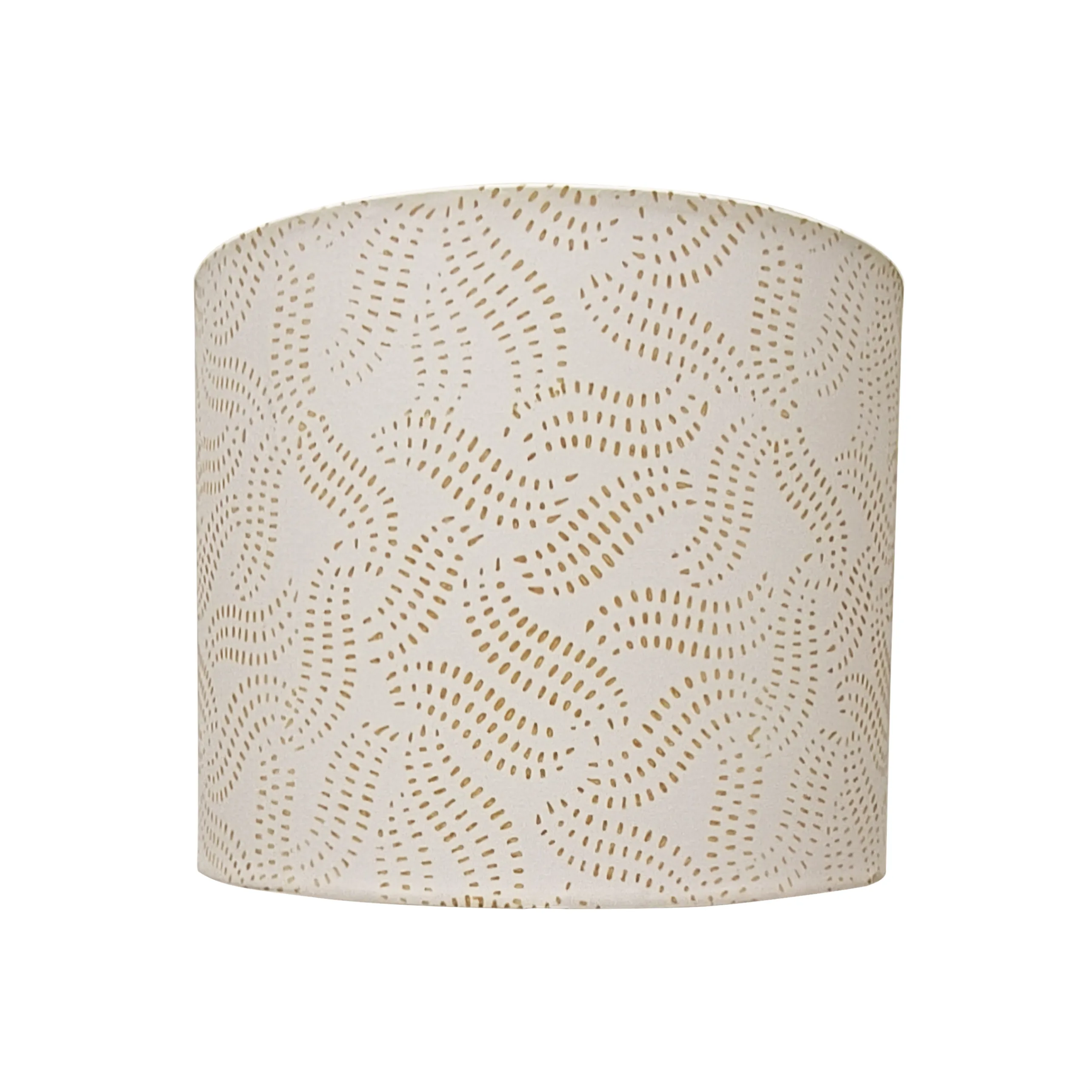 Fabric Lamp Shade – Block Print Cotton Pleated