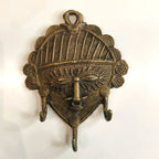 Dhokra Craft Face Key Hanger Wall Decor