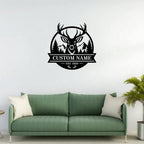 Personalized Nature Deer Metal Wall Art