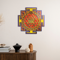 Sri Yantra Wall Hanging – Sacred Geometric Acrylic Art Decor