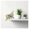 Bird Wall Sticker – Birdhouse Vinyl Wall Decal with Flowers for Bedroom & Living Room