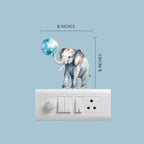 Elephant Wall Sticker – Baby Elephant with Balloon Vinyl Wall Decal